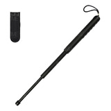 Kit Bastão Tático Retrátil Com Porta Bastão Bélica 
