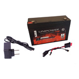 Kit Bat 6v 12ah + Carregador + Chicote -- Moto Elétrica
