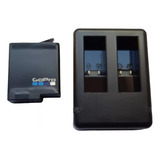 Kit Bat-eria Gopro Hero 5 Original+carregador Duplo 1 Linha