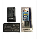 Kit Bat-eria Sony Np-fh100+carregador Trv Para Cameras Sony