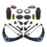 Kit Batente Bandeja Axial Terminal Pivo Bieleta Peugeot 307 