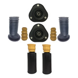 Kit Batente Dianteiro Traseiro Ford Fiesta 2002 Á 2014