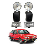 Kit Batente Para-choque Farol De Milha E Neblina Do Gol Gt
