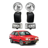 Kit Batente Para-choque Farol Milha E Neblina Gol Gt Até 86