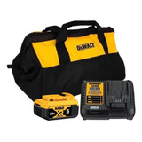 Kit Bateria 5ah + Carregador Bivolt E Bolsa Dewalt Dcb205