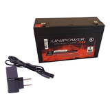 Kit Bateria 6v 12ah + Carregador 6v Moto Elétrica,brinquedo