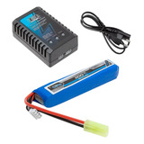 Kit Bateria De Lipo 11.1v 1100 Mah 3s + Carregador - Leão