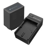 Kit Bateria E Carregador Vbg6 / Vw-vbg6 Linepro Para Filmado