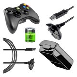 Kit Bateria Para Controle Xbox 360