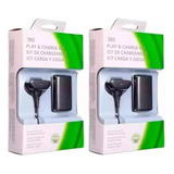 Kit Bateria+carregador Controle Xbox 360 Slim 7600/98000mah