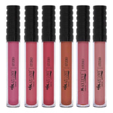 Kit Batom Nude Líquido Atacado Max Love 30 Horas 656 A 661