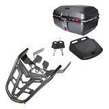Kit Bau 52 Litros Guarda-volume E Bagageiro Biz 125 2018