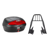 Kit Baú Givi E450 45 Litros + Bagageiro Cb250 Twister Chapam