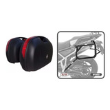 Kit Baú Lateral Givi E360n 40l + Suporte Tiger 900 Rally Gt