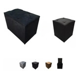 Kit Baú Retangular + Puff Baú Organizador Sapateira Casa 