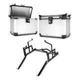Kit Baús Laterais Desvio Escape Suporte Gs 1200 Premium R
