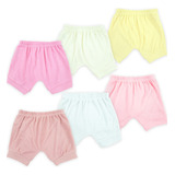 Kit Bebê 6 Short Tapa Fralda Roupas Bebê Menino Menina