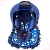 Kit Bebê Conforto Nuvem Azul Capa