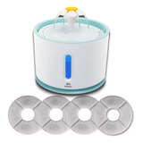 Kit Bebedouro Fonte Com Filtro Healthy Pet Animus+4 Filtros