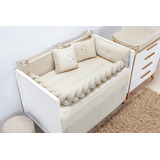 Kit Berço Americano Sopro De Amor 09 Peças Batistela Baby