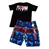 Kit Bermudas Seaway Tactel+ 1 Camisa Seaway Premium