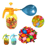 Kit Bexigas D'agua Com Garrafa Com 500 Bexigas C/ Enchedor