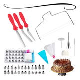 Kit Bicos Confeitaria Em Inox Completo Espátulas Confeiteiro