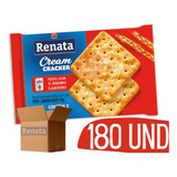 Kit Biscoito Cream Cracker Em Sache Renata Bolacha Cx 180