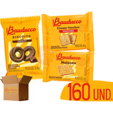 Kit Biscoito Sache Bauducco Choco+maize+cream Cracker