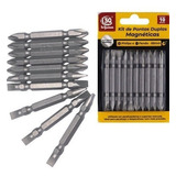 Kit Bit Parafusadeira Adaptador Magnetico Imã Jogo Bico 10un