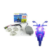 Kit Bixenon Moto H6 H6-3 6000k 8000k Reator Slim Hid Biz