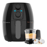 Kit Black Cadence Fritadeira Fryer 3l E Miniprocessador 127v