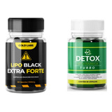 Kit Black + Detox Seca Barriga Gordura Turbo Extra Forte