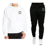 Kit Blusa De Frio Conjunto Moletom Calça Academia Top Niki