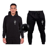 Kit Blusa E Calça Moletom Mais Boné Caçadores De Lend Size