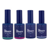 Kit Bluwe Top Coat + Gel Base 10ml + Step 1 + Step 2