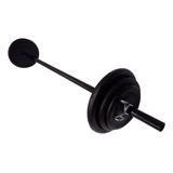 Kit Body Pump - Barra + 08 Kg De Anilhas Emborrachadas
