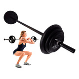 Kit Body Pump - Barra + 20 Kg De Anilhas Emborrachadas