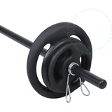 Kit Body Pump Barra 1,20 Cm + 16 Kg Anilhas Pintadas