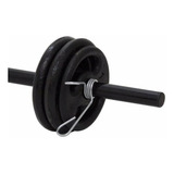 Kit Body Pump Musculação Barra E 12 Kg De Anilhas Pintadas