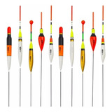 Kit Boia Palito Caneta Albatroz Pesca Tilapia - 10 Unidades