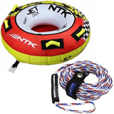 Kit Bóia Rebocável Jet Disk + Cabo Jets Para Reboque Nautika