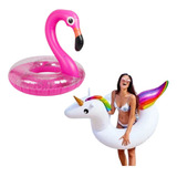 Kit Boia Unicórnio + Boia Flamingo