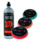 Kit Boinas 5p + Fast Cut Automerica Composto Polidor Corte
