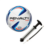 Kit Bola Futsal Penalty Max 500 Termotec + Bomba Cor Azul