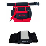 Kit Bolsa Cinto Ferramentas + Pulseira Magnética Para Pregos
