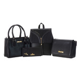 Kit Bolsa E Mochila Feminina Moda Lançamento 