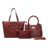 Kit Bolsa Feminina Grande + Baú + Carteira Super Promoção !