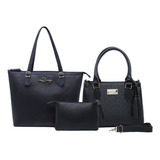 Kit Bolsa Grande + Bau + Carteira Feminina Oferta Linda !!!