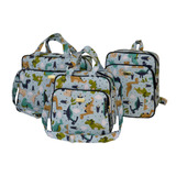 Kit Bolsa Mala Maternidade. Menino 3 Peças E Mochila Bebe